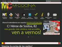 Tablet Screenshot of micocinamalaga.com